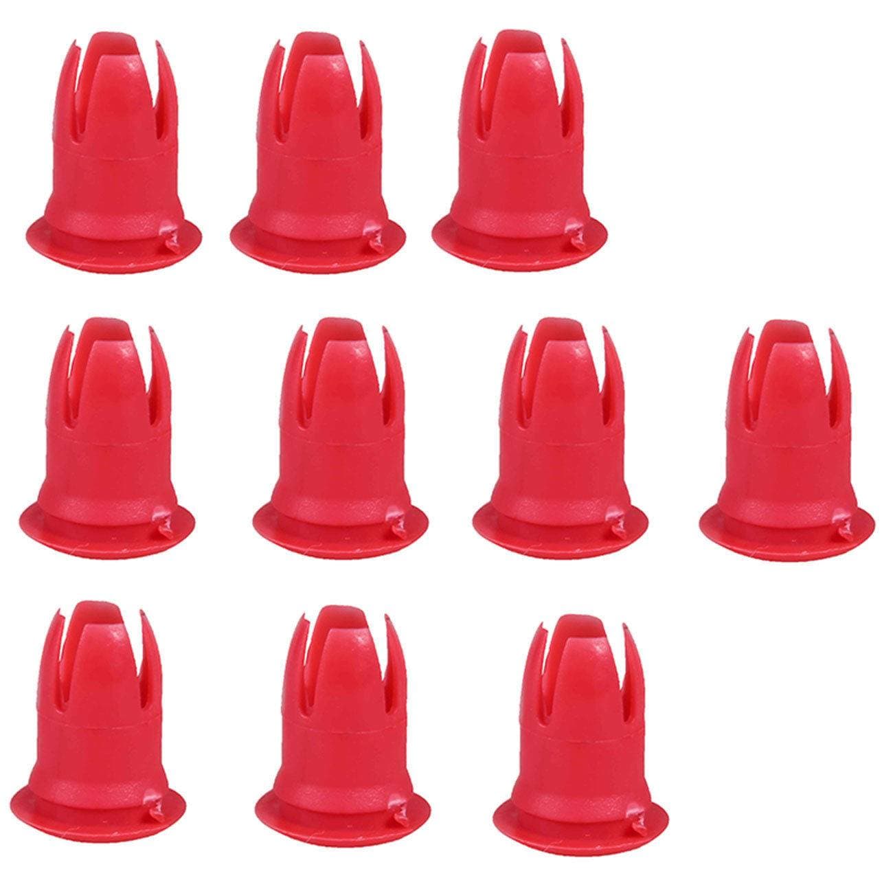 10X Red Fender & Door Molding trim Clips for Mercedes R107 W109 R129 0019882081