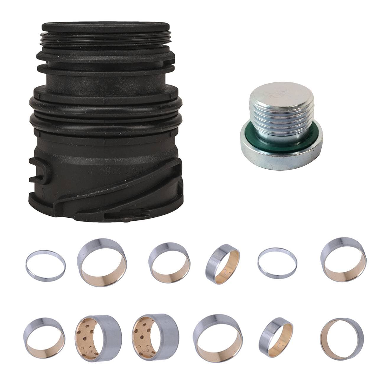 14PCS Transmission Bushing Repair Kit+Connector+Engine Oil Drain Plug for BMW