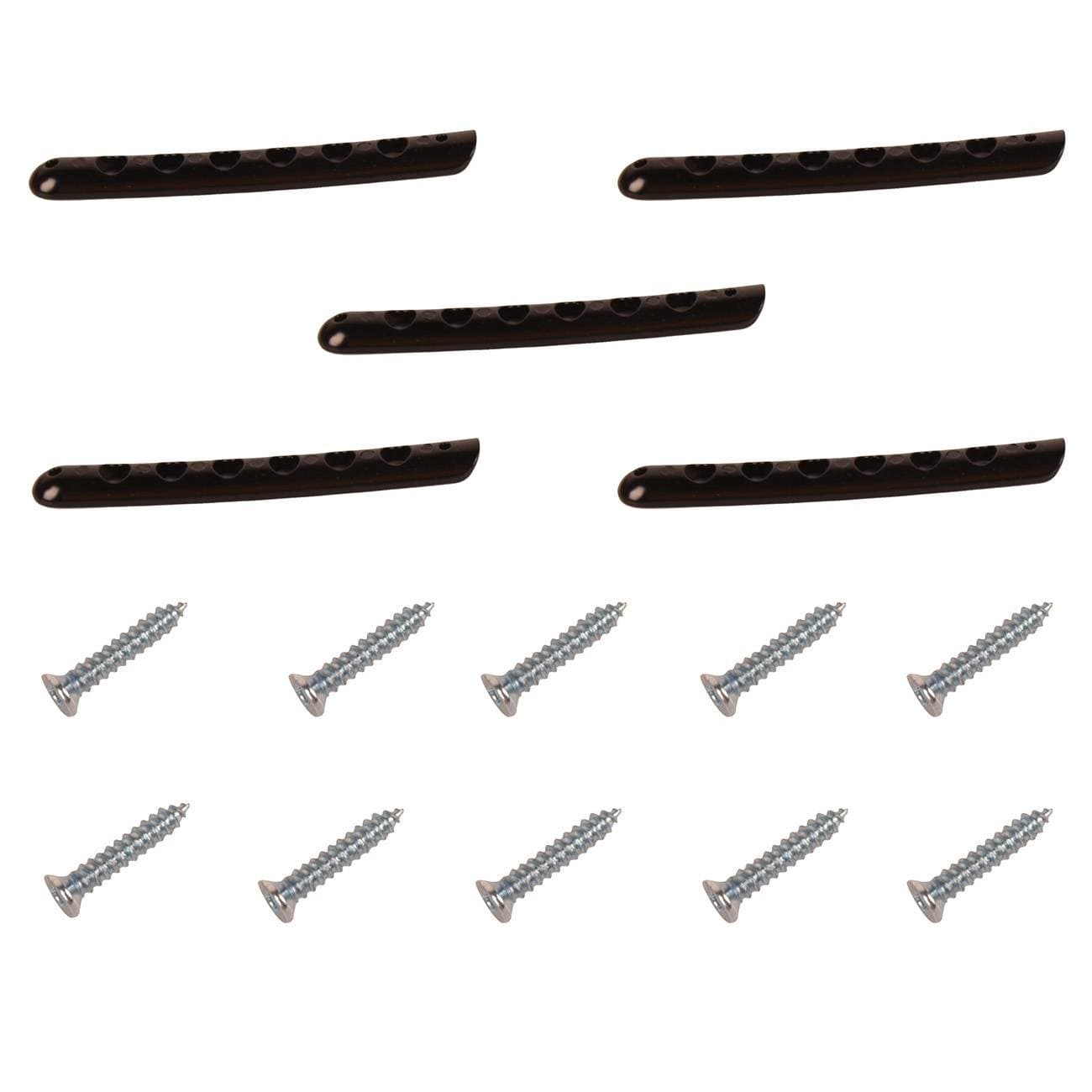 5x Door Grab Handle Tailgate Bar Trim Insert Cover For Jeep Wrangler JK Aluminum