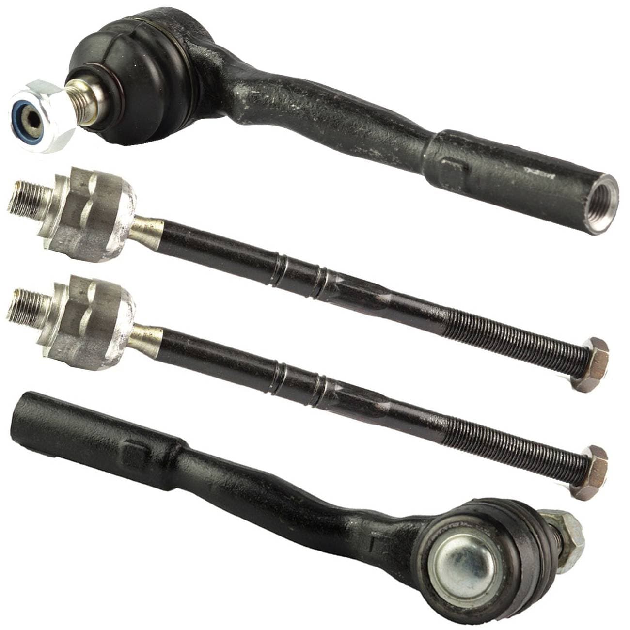 4Pcs Front Inner & Outer Tie Rod End Kit Fits Mercedes-Benz E320 E350 E500 CLS550