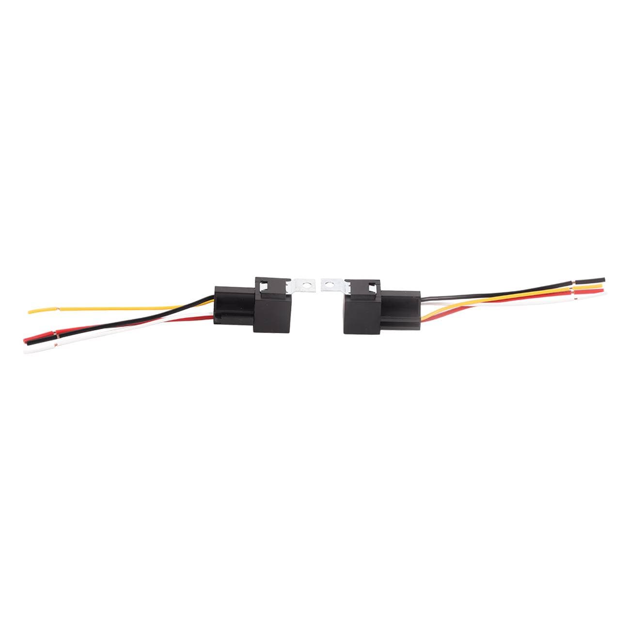 新2个汽车继电器带线束插座套装 12V 30/40安培 4针