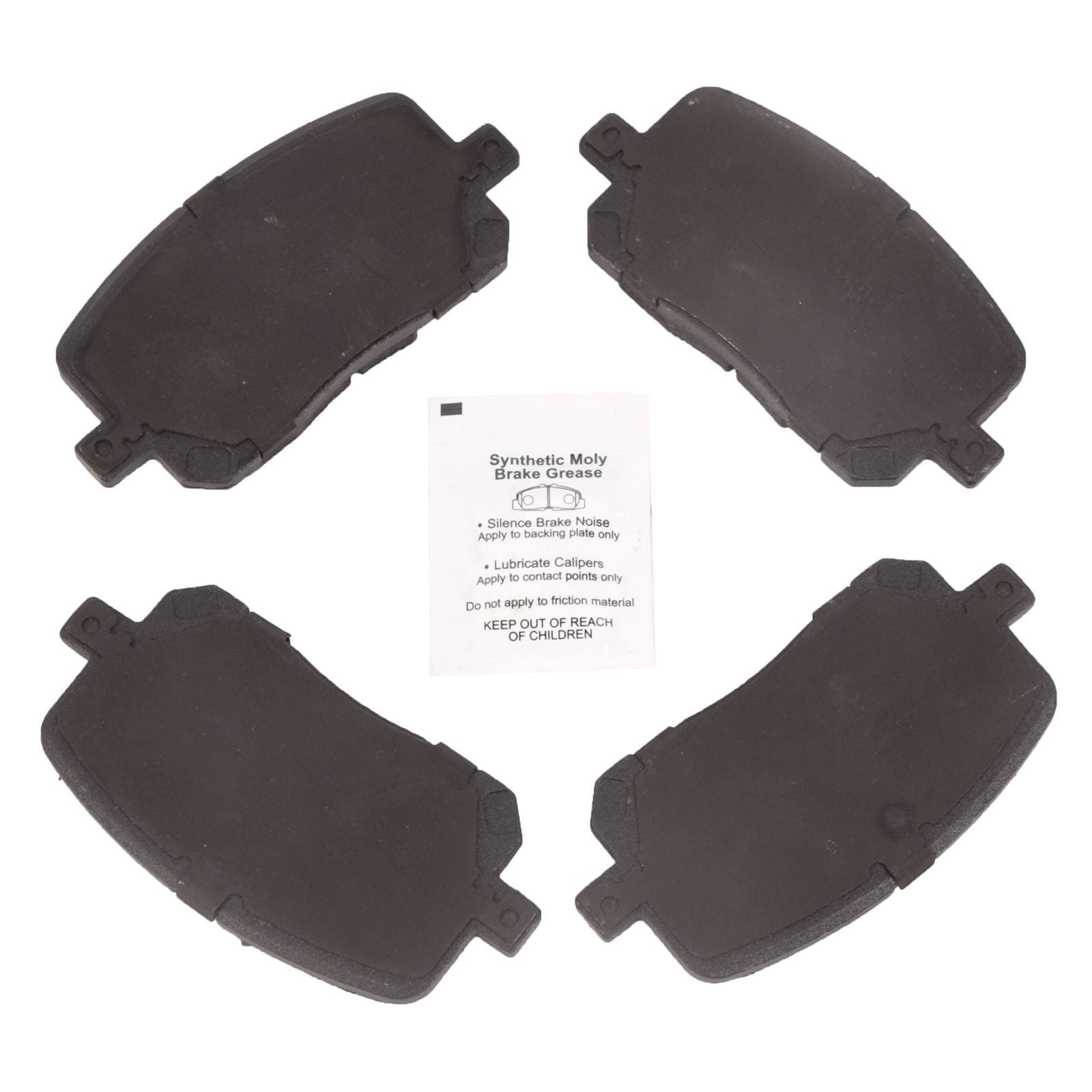4PCS Front Ceramic Disc Brake Pads Set For 2003-2008 Toyota Corolla Matrix