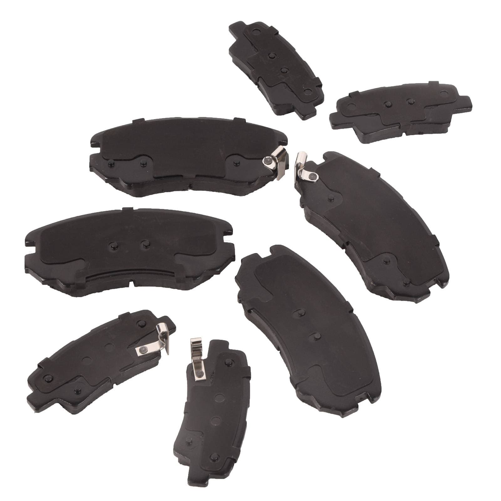 Front & Rear Ceramic Brake Pads Kit For Hyundai Azera Sonata Kia Soul Amanti