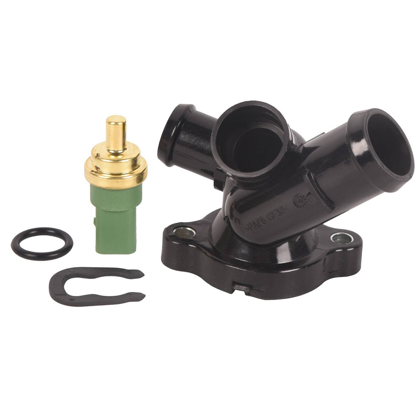 Coolant Hose Flange w/ Sensor For VW Beetle 2006-2014 Passat 2012-2014 NEW