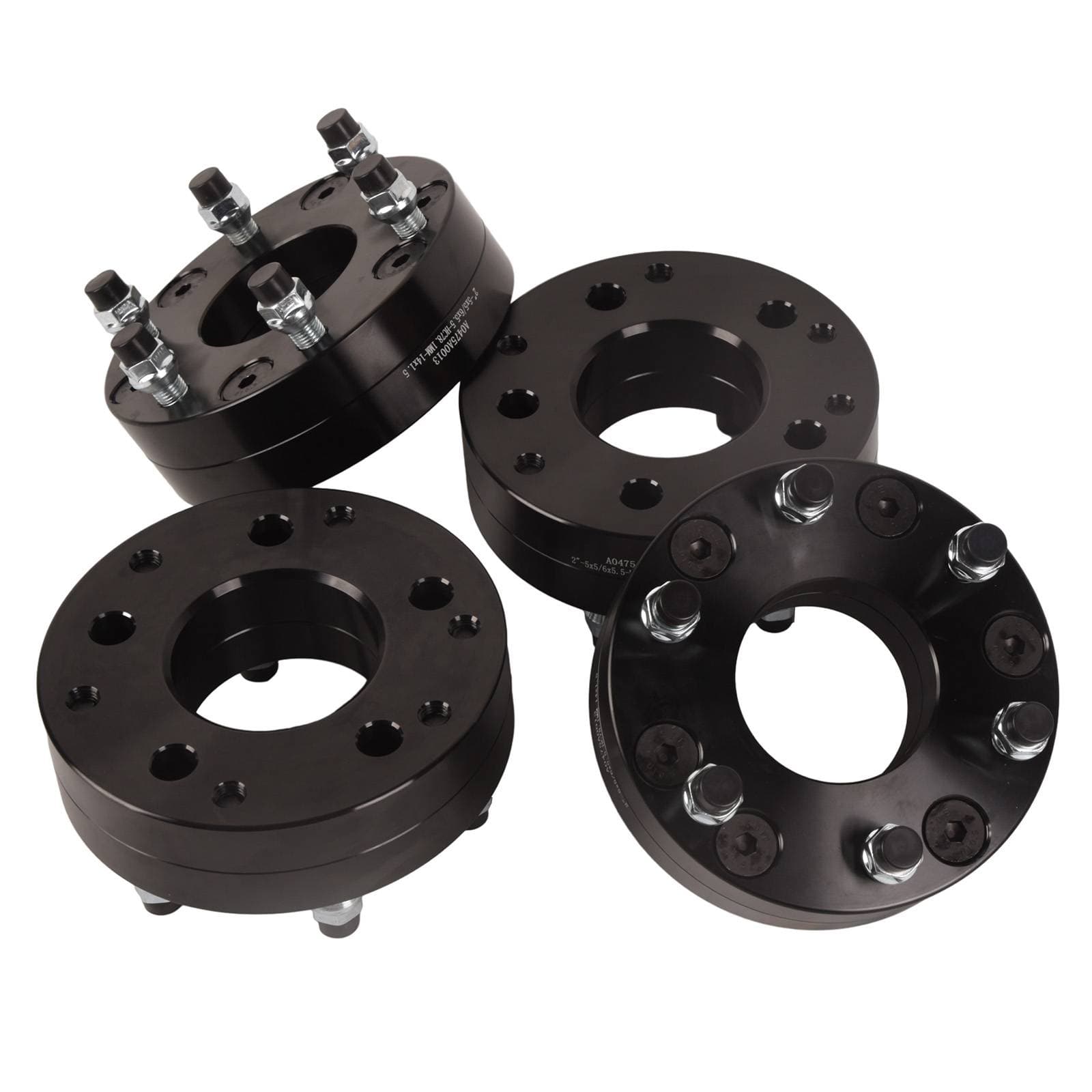 4x 2" 5x5 to 6x5.5 Wheel Adapter Spacer for GMC Chevy 5 Lug adapter 6 Lug Wheels