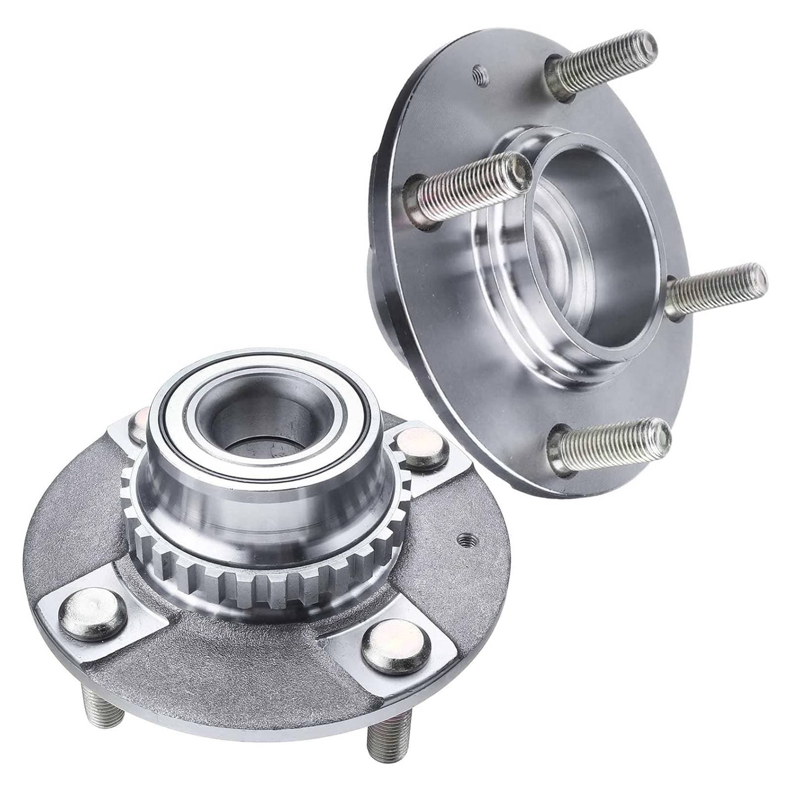Pair Rear Left & Right Wheel Bearing Hub Assembly for Hyundai Accent 1997-1999