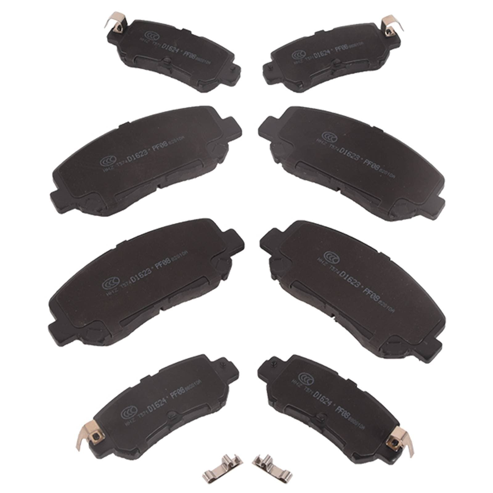 8x Front & Rear Ceramic Disc Brake Pads Fits 2016-2022 Mazda CX-5 2.0L 2.5L