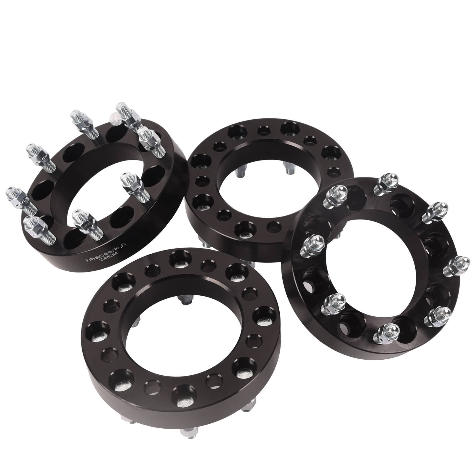 4PCS 1.5" 8x6.5 to 8x180 8 Lug Wheel Spacers Adapter For CHEVY GMC