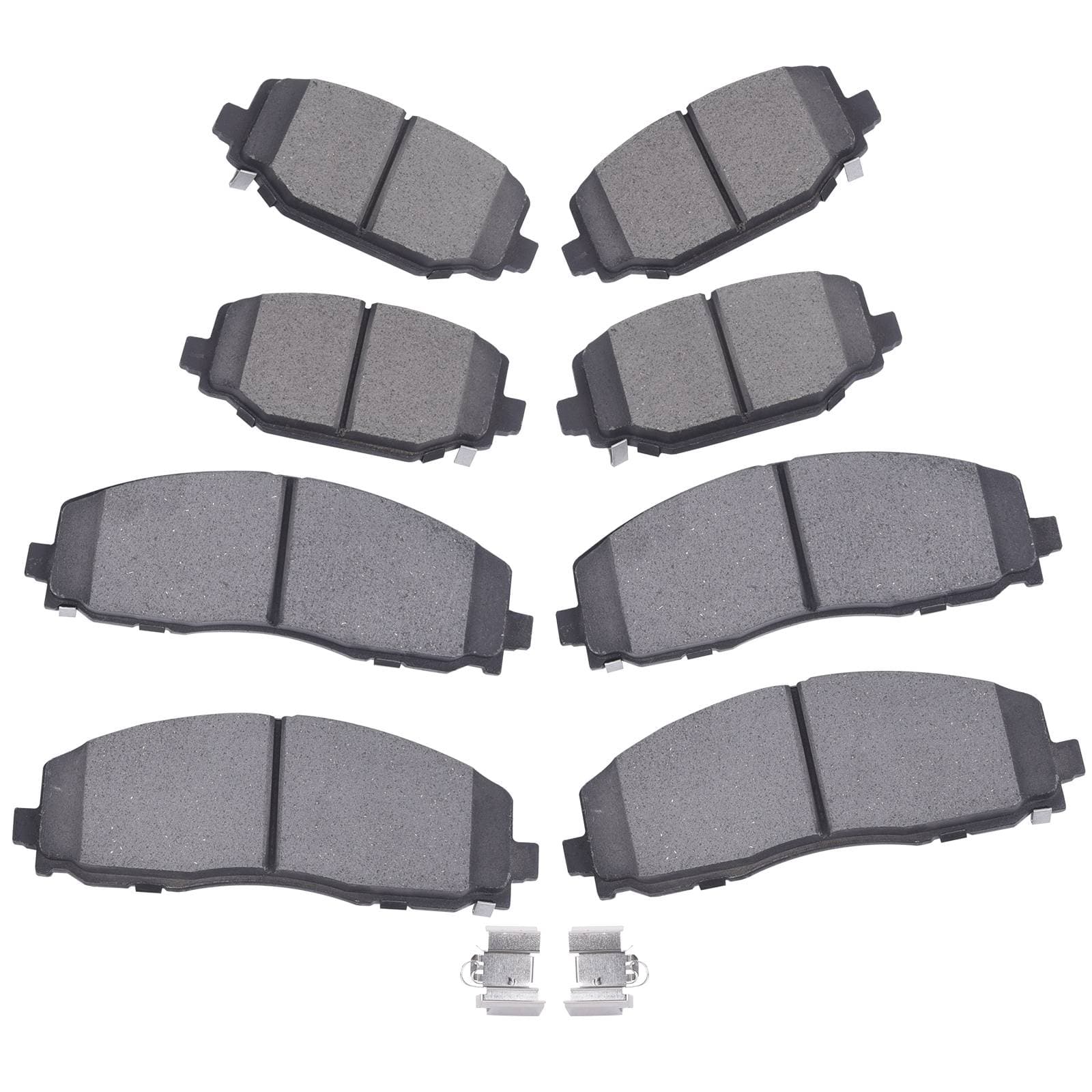 Front & Rear Brake Pads For Chrysler Town & Country Dodge Journey Grand Caravan