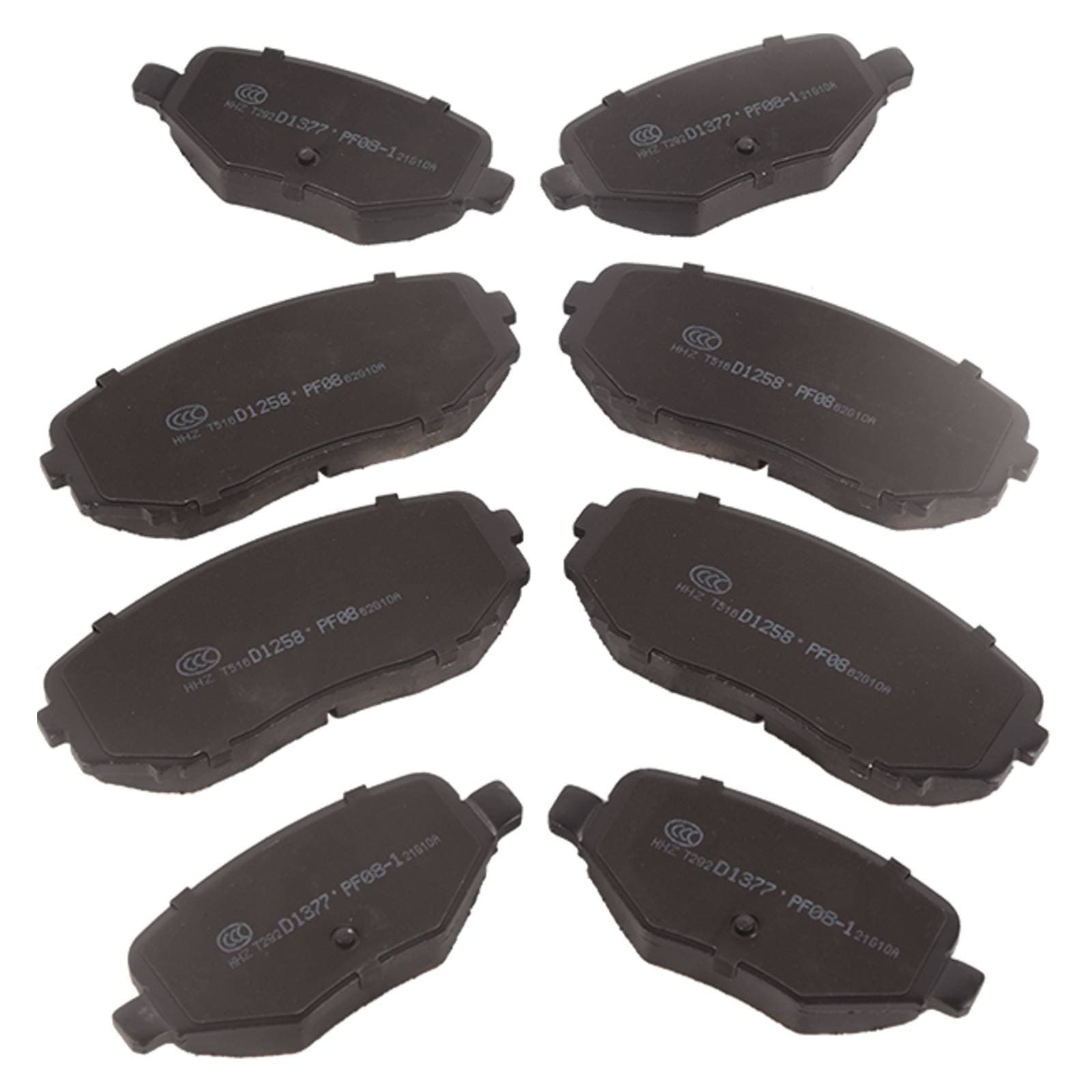 Front & Rear Ceramic Brake Pads Kit for Ford Edge Lincoln MKT Mazda CX-7 CX-9