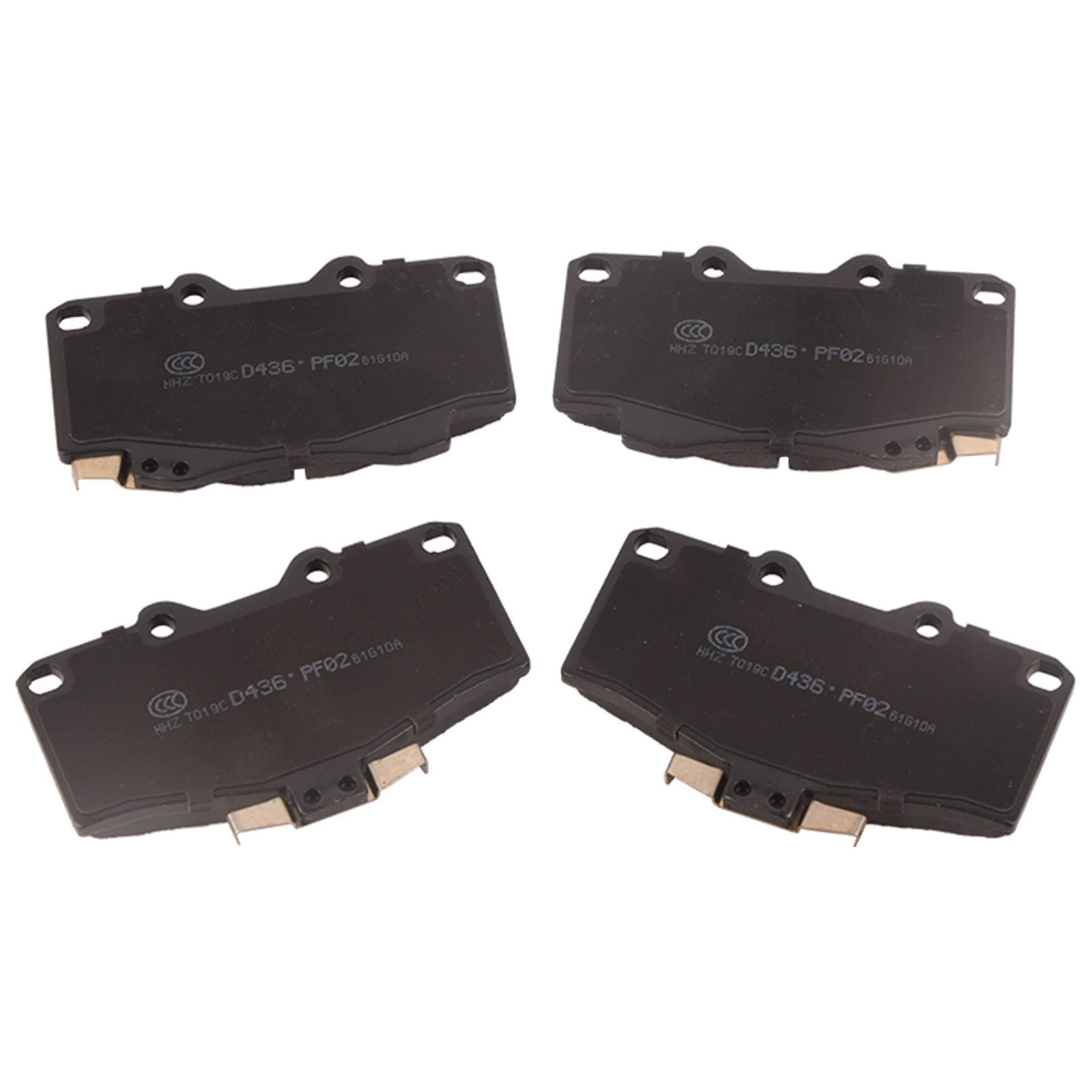 4PCS Front Ceramic Disc Brake Pad Set For Toyota 4Runner Pickup Tacoma 4WD D436
