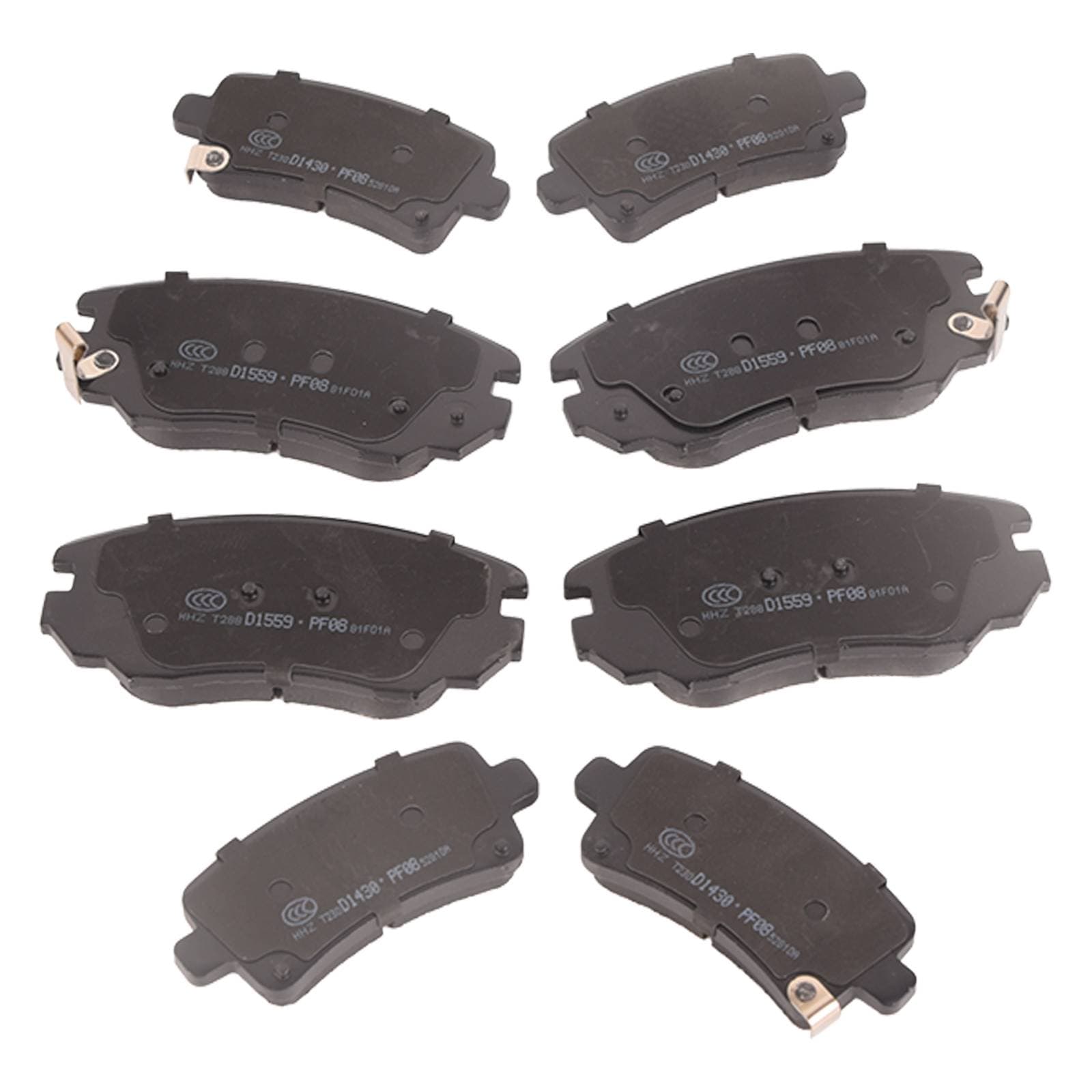 Front and Rear Ceramic Brake Pads For Buick LaCrosse Regal, Chevy Impala Malibu