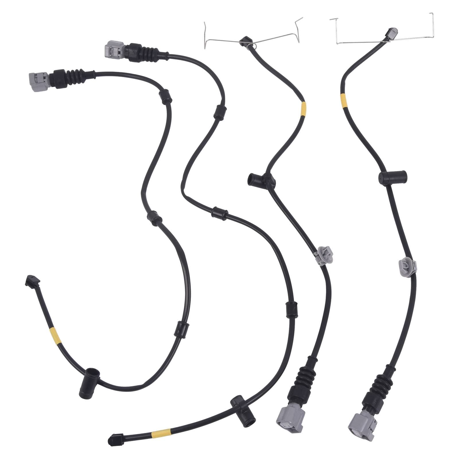 4Pcs Front Rear LH RH Brake Pad Wear Sensor Fits Lexus LS460 09-17 LS600h 10-16