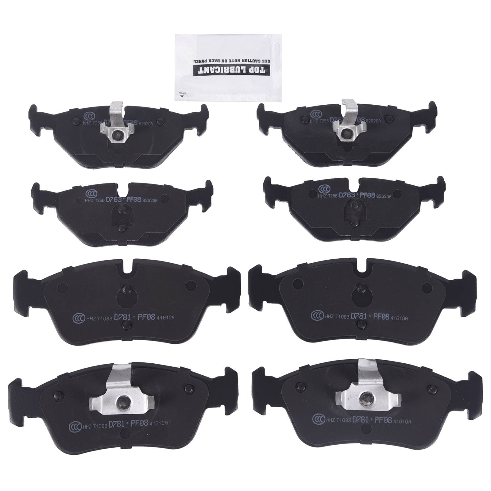 8X Front + Rear Ceramic Brake Pads For BMW 318ti 323i 325Ci 325i 325xi 328Ci Z4