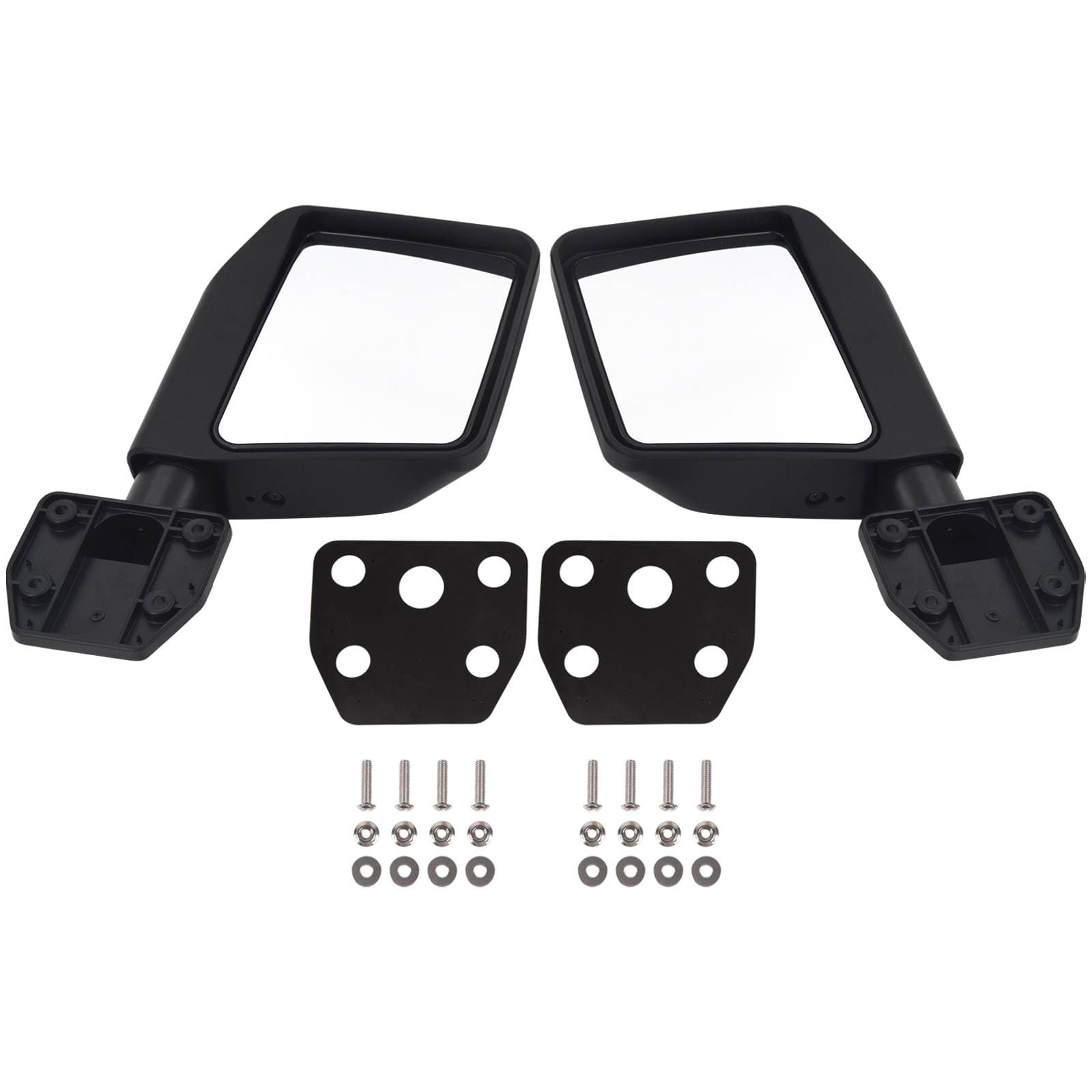 Half Door Rear View Mirrors For Jeep Wrangler JK 2007 - 2014 2015 2016 2017 2018