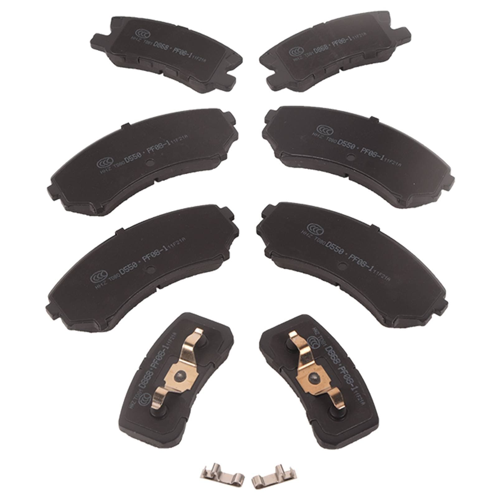 Front & Rear Brake Pads For 2004-2008 10-11 Mitsubishi Endeavor 01-06 Montero